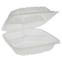PP Take-Out Container (CC109330PP) 10.5 x 9.5, 3-Comp - Pactiv