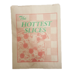 Pizza Slice Bag (PI20A /Pizza Slice Bag / 2110002/2110001) 11" x 16" x 3 3/4", Stock Print - Atlas Packaging