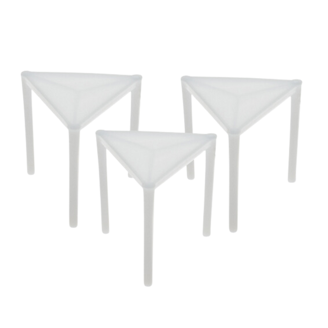 Plastic White Pizza Box Support