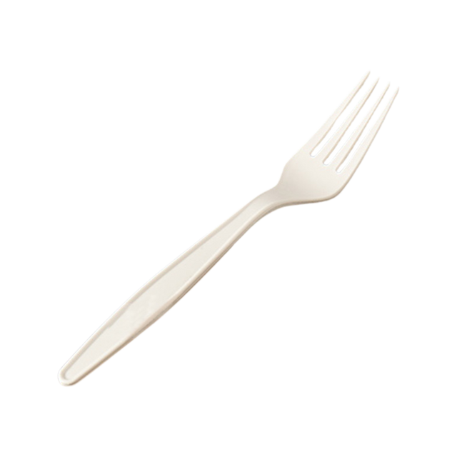 White Heavy Plastic Forks