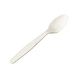 White Heavy Plastic Soup Spoons