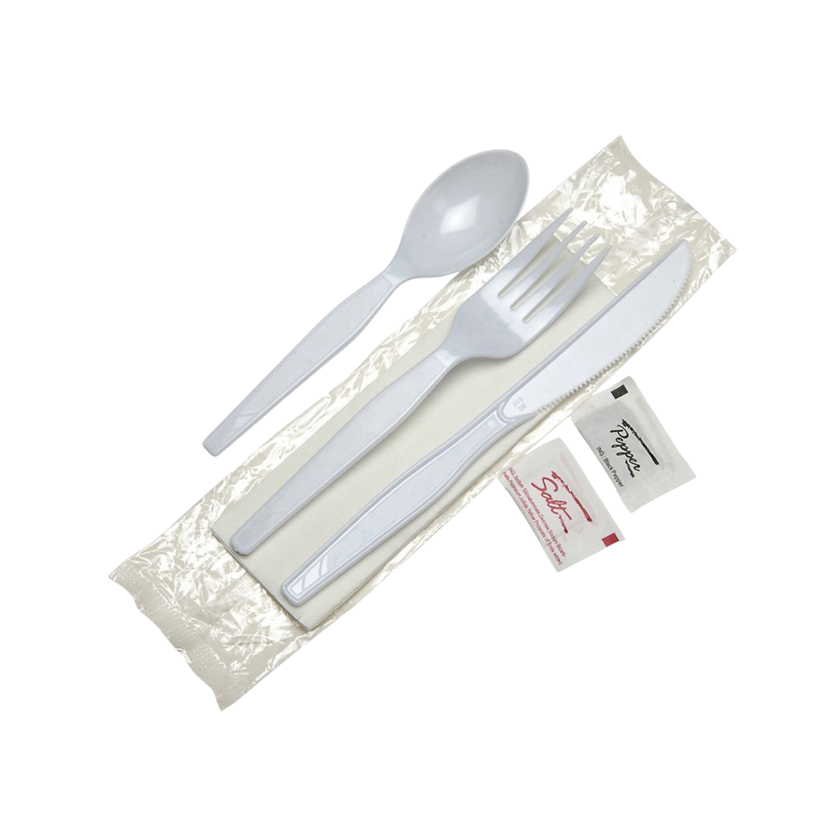 Plastic Utensil Kit (PLC-D) 6 in 1 - Dynasty