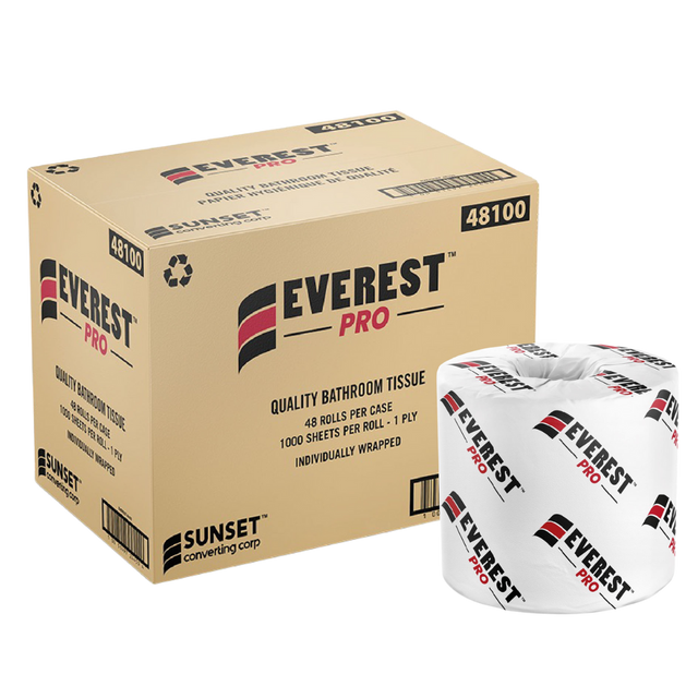 Standard Toilet Paper - PPB48100-S - 48 Rolls, 48/skid