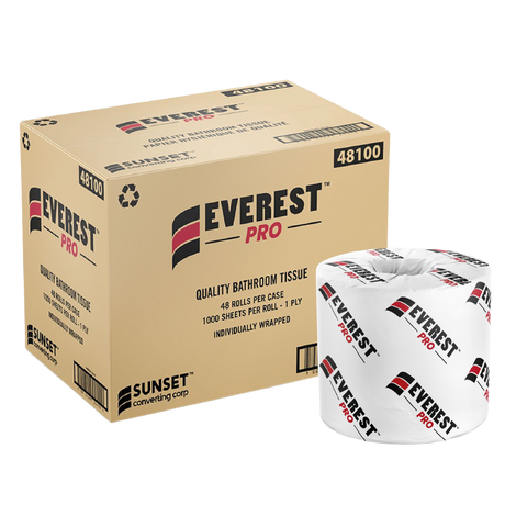 Standard Toilet Paper - PPB48100-S - 48 Rolls, 48/skid