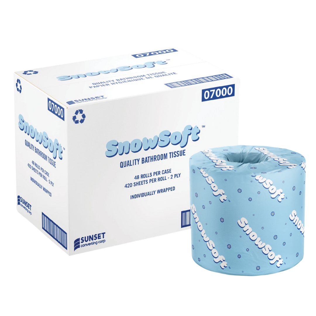 Standard Toilet Paper (7000) 420 sheets, 2 ply - Sunset