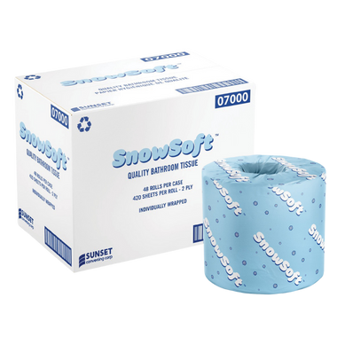 420 sheets, 2 ply Standard Toilet Paper - 48 Rolls