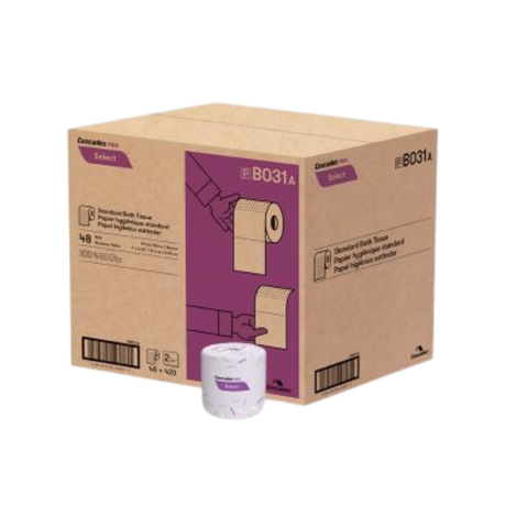 Standard Toilet Paper - PPB48420-C - 48 Rolls, 48/skid