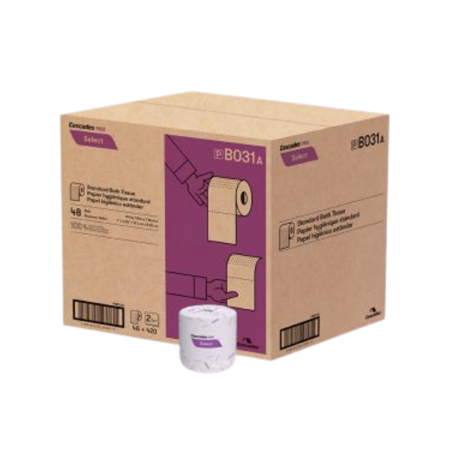 Standard Toilet Paper - PPB48420-C - 48 Rolls, 48/skid