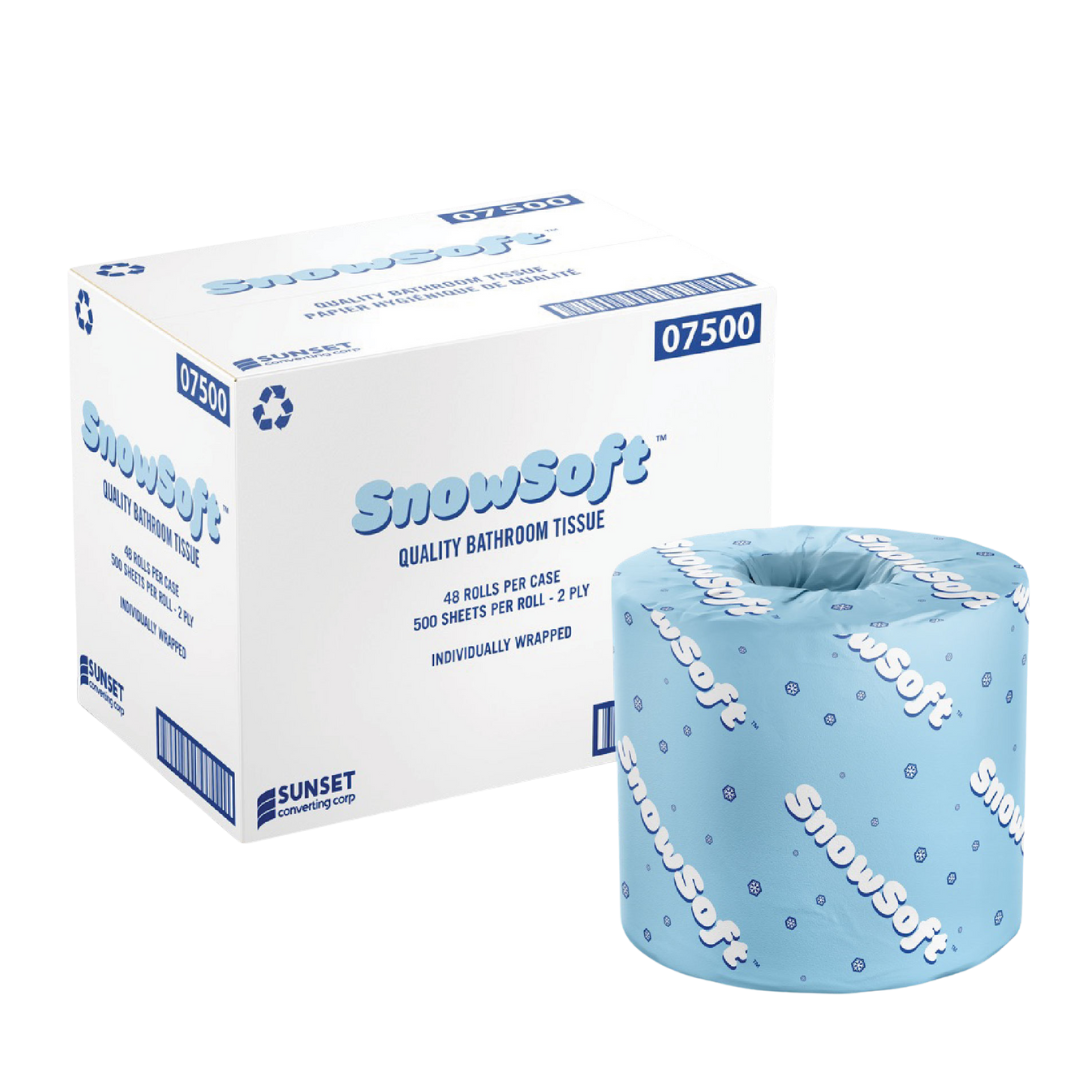 Standard Toilet Paper (7500) 500 sheets, 2 ply - Sunset