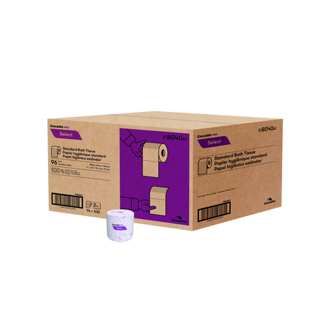 Standard Toilet Paper - PPB96500-C - 96 Rolls, 30/skid
