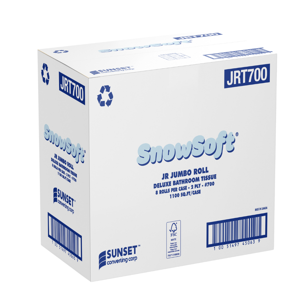 Jumbo Roll Tissue (JRT700) 3.29" x 1100.SQ.FT - Sunset
