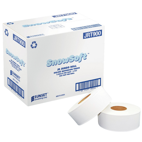3.29" x 900', 2 ply JRT Bathroom Tissue - 8 Rolls