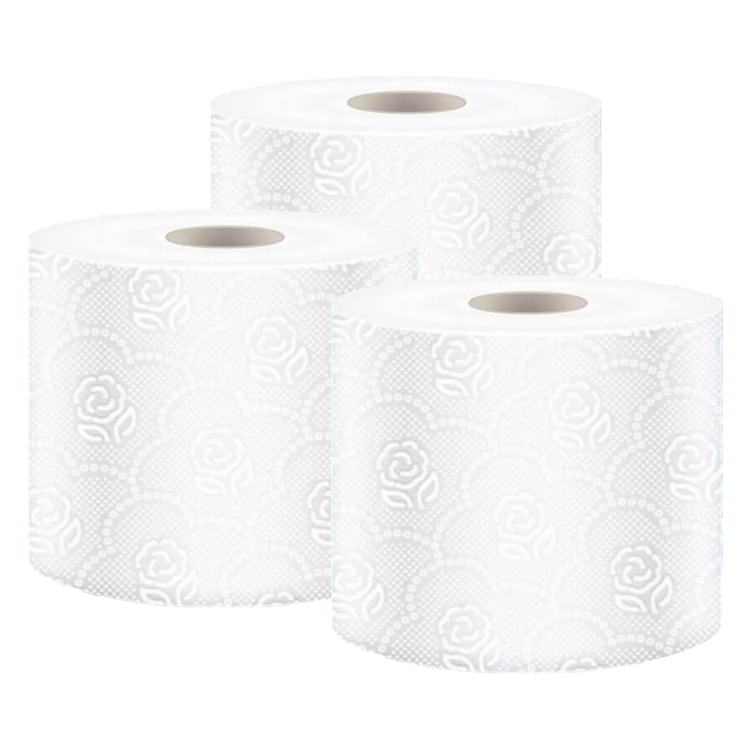 Gogo Bath Tissue (37775) 12 rolls= 36 rolls 231 3-ply per roll - Go-Go