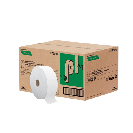 3.5" x 1400' Jumbo Roll Bathroom Tissue - 6 Rolls