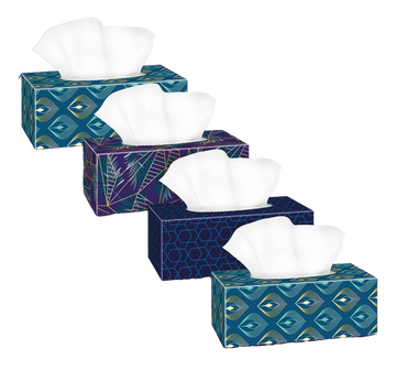 Facial Tissue - 4 box, 480 sheets, 3 Ply