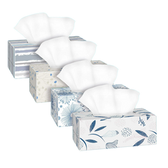 Gogo Facial Tissue (86226) 4 box, 640 sheets, 2 Ply - Go-Go