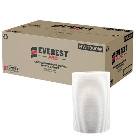 Hand Towel Rolls - PPH300W-S - 12 Rolls, 60/skid