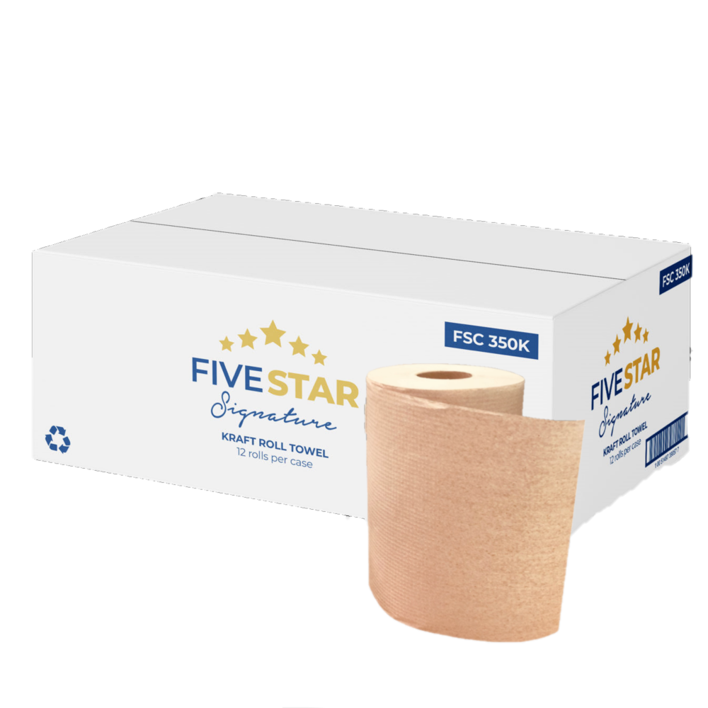 Hand Towel Rolls - PPH350K-F - 12 Rolls, 60/skid