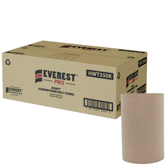 Hand-Towel-Rolls-(HWT350K)-350',-Kraft---Sunset