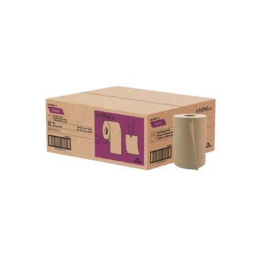 8" x 425' Kraft Hand Towel Rolls - 12 Rolls