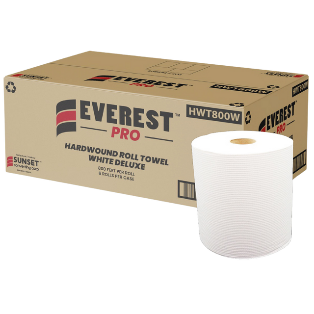 Hand Towel Rolls - PPH800W-S - 6 Rolls, 60/skid