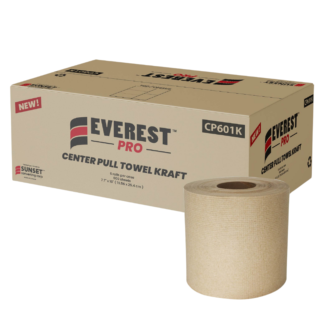 Centre Pull Towel (CP601K) 7.65" x 500', Kraft - Sunset