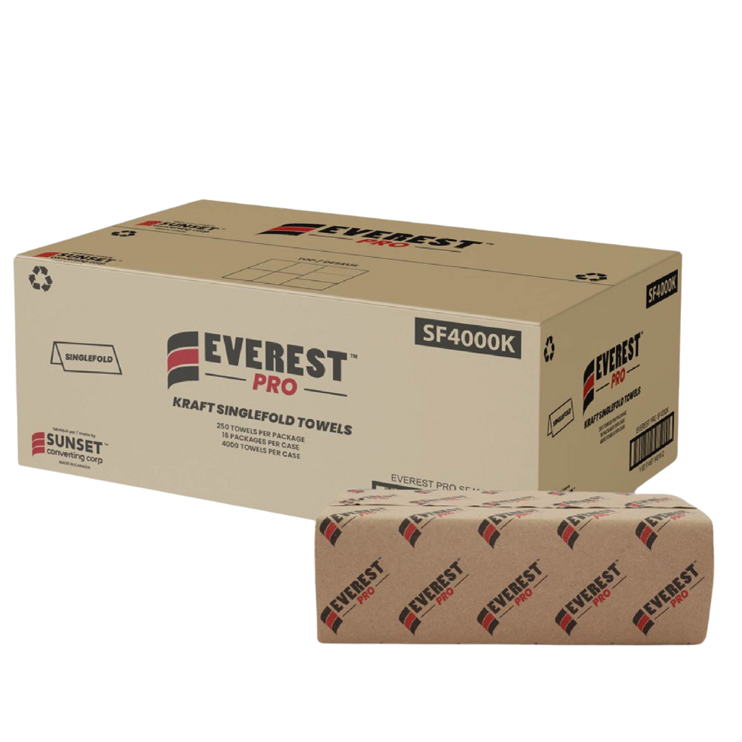 Hand Towel Sheets (SF4000K) Singlefold, Kraft - Sunset