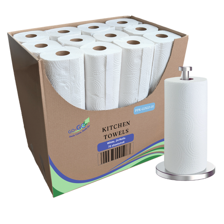 ***out**Gogo Kitchen Towel - Kitchen Towel - PPK-GOGO-01 - 24 Rolls, 28/skid