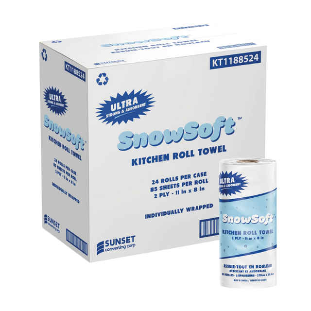 Kitchen Towel - PPK8524-S - 24 Rolls, 32/skid