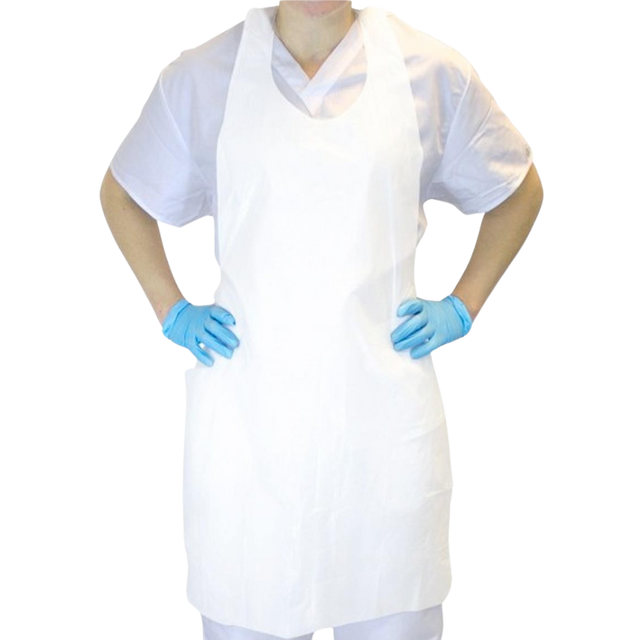 Apron---HDPE-(PEA075W)-PE-Apron,-28"-x-46"