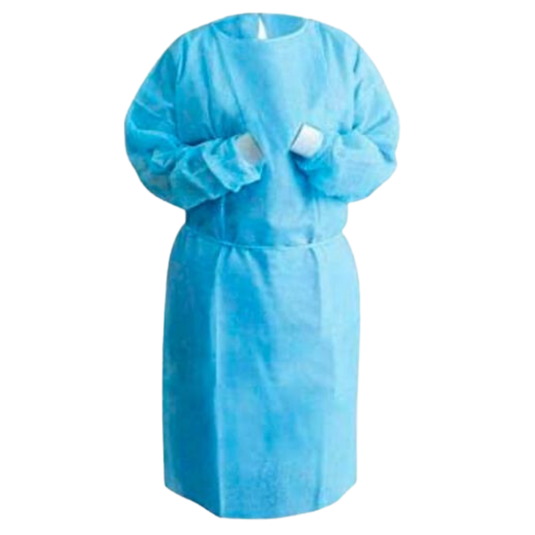 Isolation Gown (Disposable Surgical Gowns,blue)