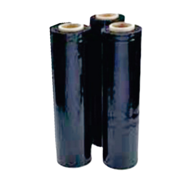 14" x 75GA x 1500' Black Pallet Wrap