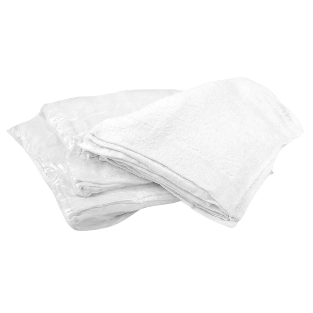 Rags (R10W) White, 10 lbs - Saltex