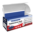 Royal Blue Plastic Heavy Duty Table Cover Rolls with Cutters