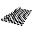 Black Checker Plastic Banquet Roll