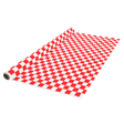 Red Checker Plastic Banquet Roll