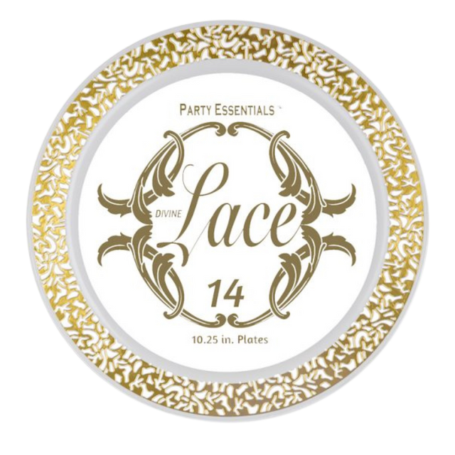 Lace Plate - RE11425 - 14pcs x 12pks/case