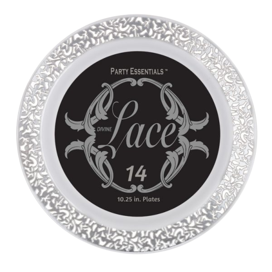 Lace Plate - RE11451 - 14pcs/pk-12pks/case