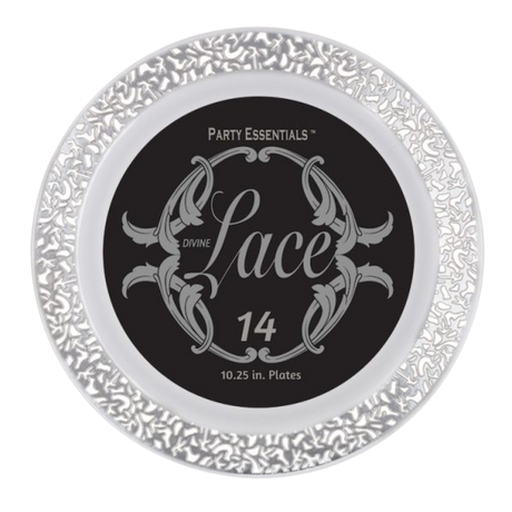 Lace Plate - RE11451 - 14pcs/pk-12pks/case