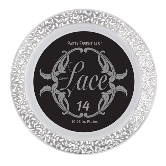 Lace Plate - RE11451 - 14pcs/pk-12pks/case