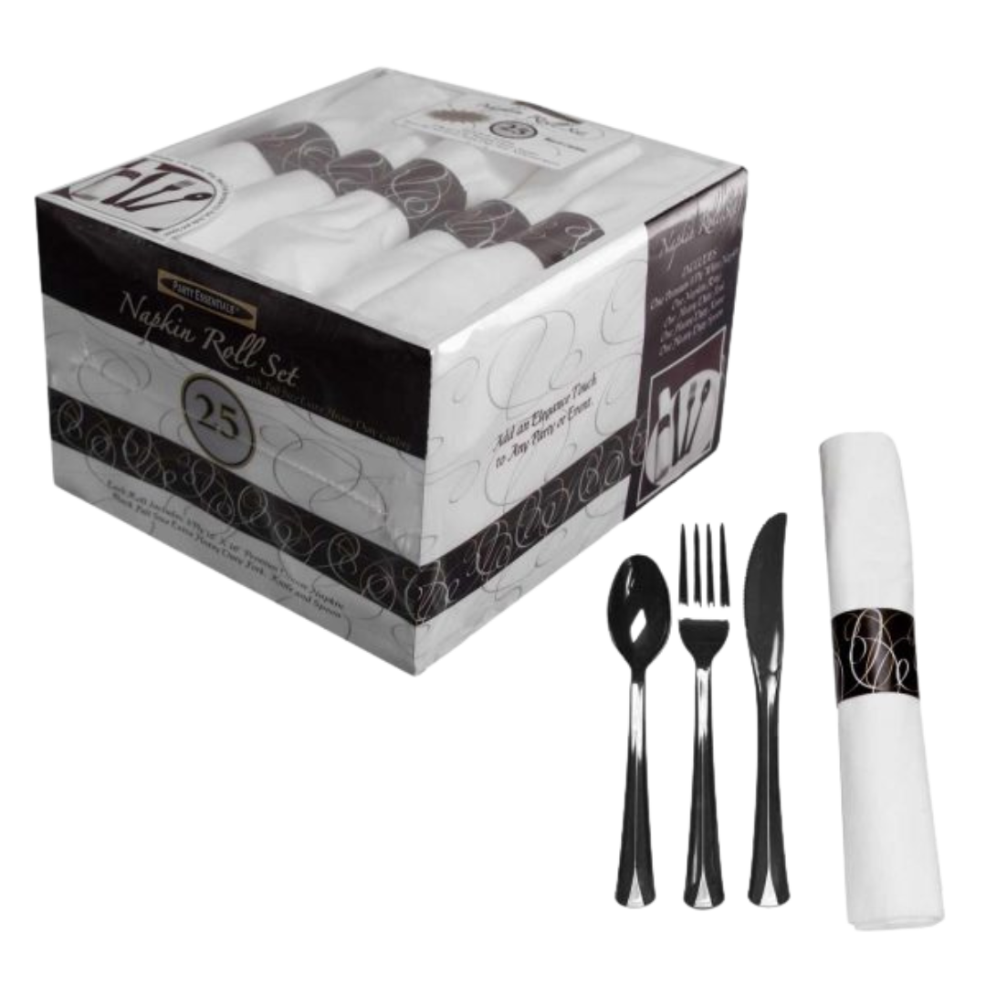 16x16" Napkin Roll Set (N2504) 16x16 - Party Essentials