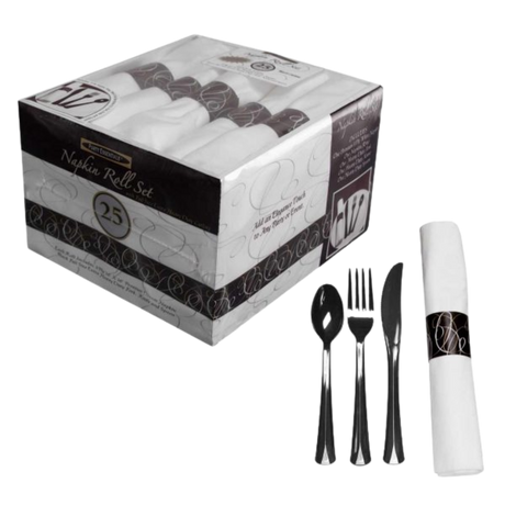 16x16" Napkin Roll Set