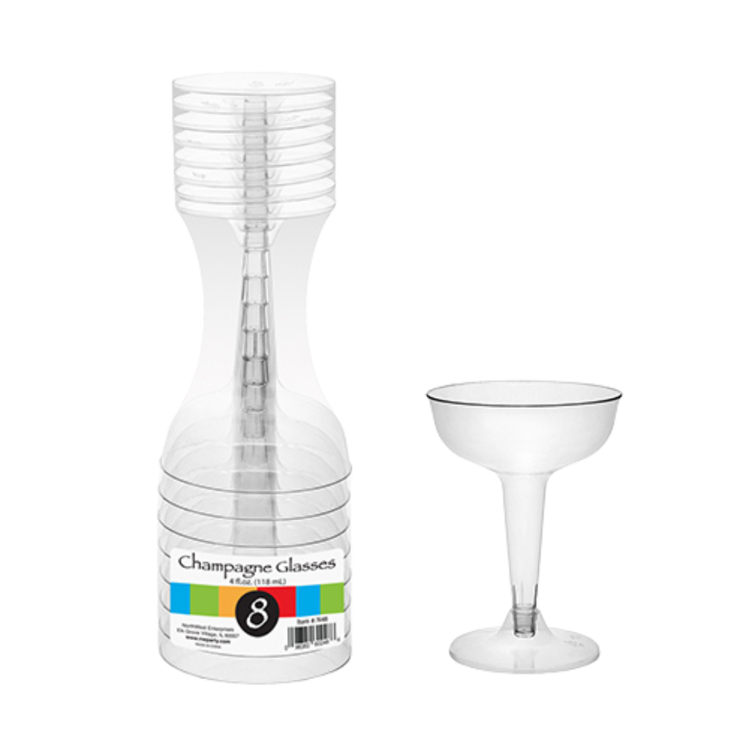 Champagne Glasses (N48) 4 oz - Party Essentials