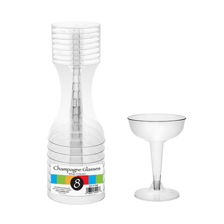 Champagne Glasses - REN48 - 8pcs/pk