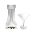 8 oz Clear Martini Glasses