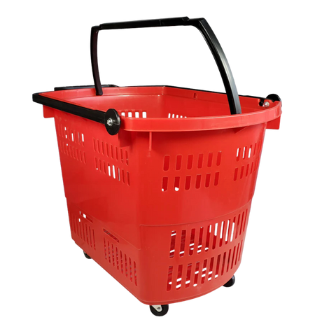Shopping Basket - Handle & Wheels