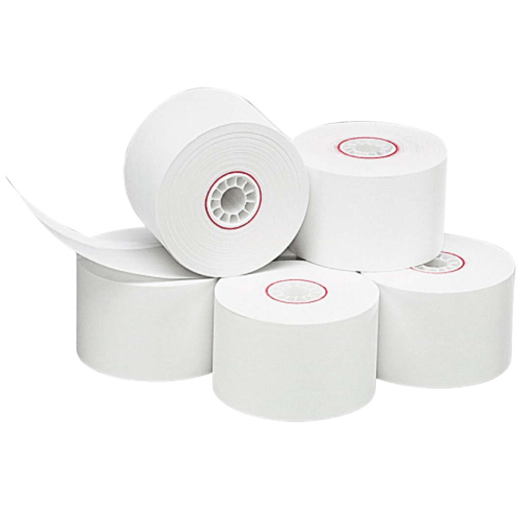Bond Paper Rolls - Register Rolls (BO1-2207/0303-10003) Bond, 2 1/4" x 2 3/4" (150') - Dynasty