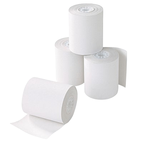2.25" x 55' Thermal Paper Register Rolls - 100 rolls