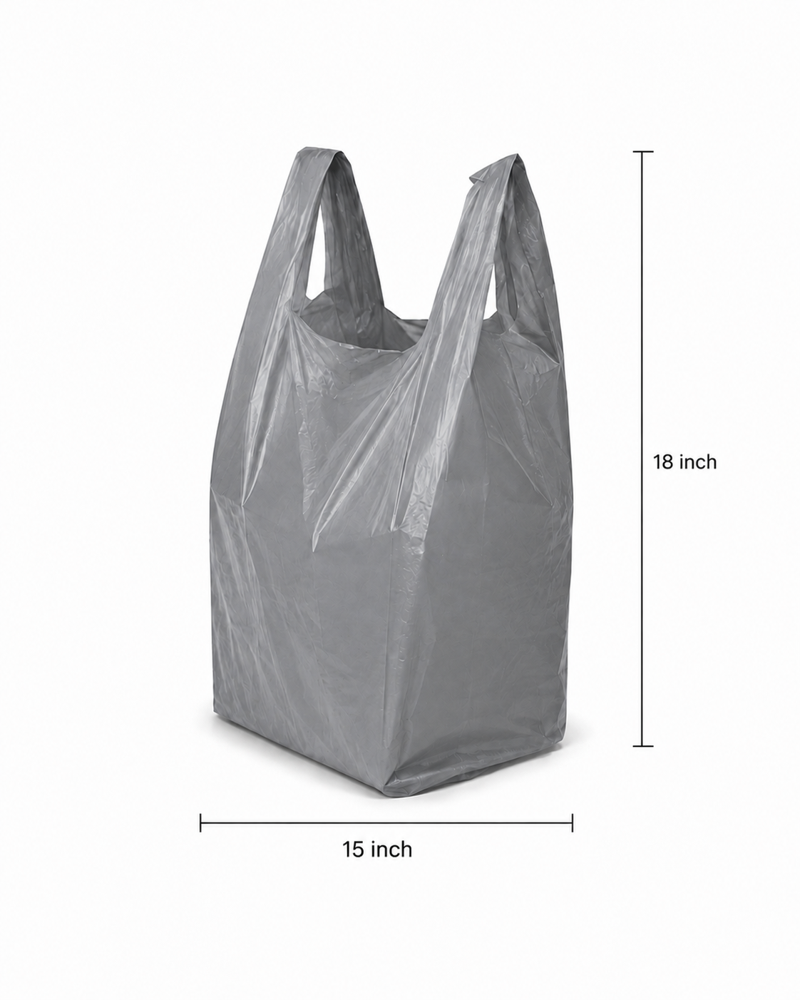 15" x 18" Colour Low Density Shopping Bags - S2