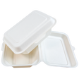 7" x 5" x 2.5" Sugarcane Take-Out Container - 1-Comp.